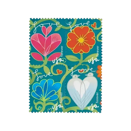 Garden of Love stamps 2011 Forever Postage Stamps 100 pcs - Forever Stamply
