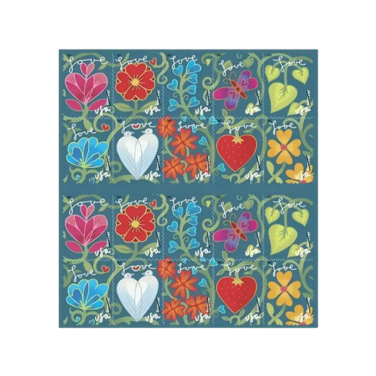 Garden of Love stamps 2011 Forever Postage Stamps 100 pcs - Forever Stamply
